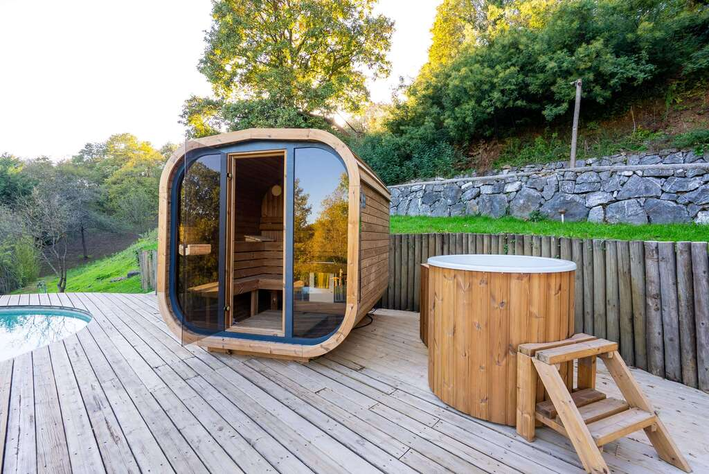 Sauna Aura + Eisbad Solo